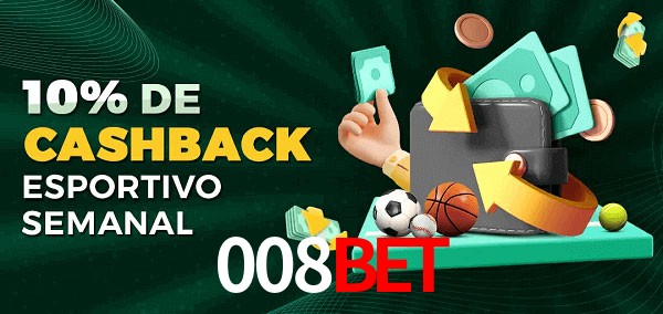 10% de bônus de cashback na 008bet